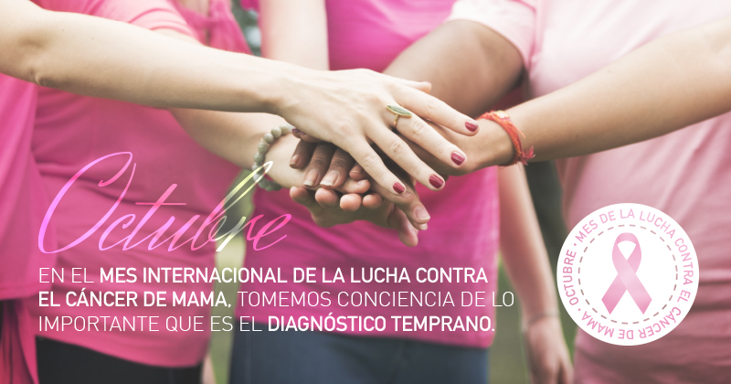 Mes internacional de la lucha contra  el cáncer de mama.
