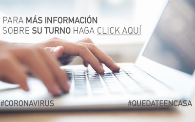 Información sobre tu Turno