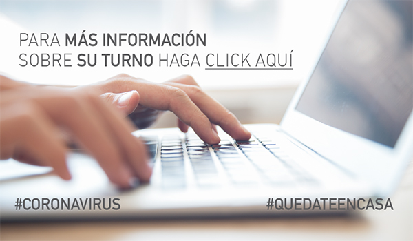 Información sobre tu Turno